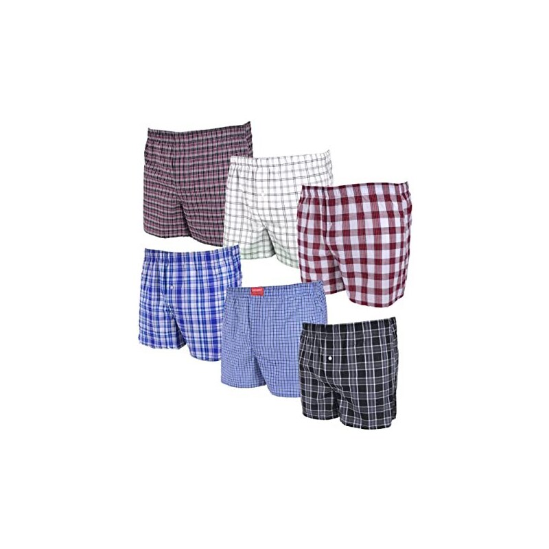 Cocain underwear Set van 4, 6, 12 kleurrijke onderhemden voor heren