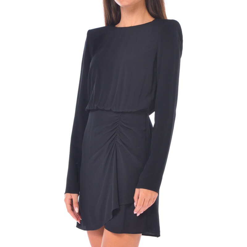 Allegra K Mini Abito Da Donna In Denim Con Maniche A Sbuffo Con Bottoni Sul Davanti Svasato Blu 48 116607804