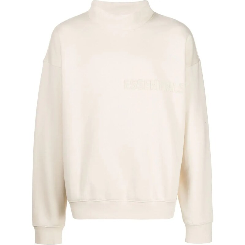 Fear Of God Essentials Felpa Essentials Con Logo 3d Toni Neutri