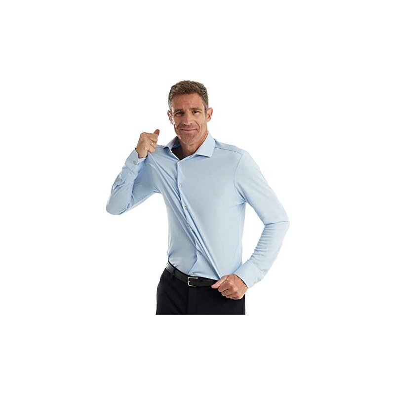 Camicia Uomo Elasticizzata Manica Lunga