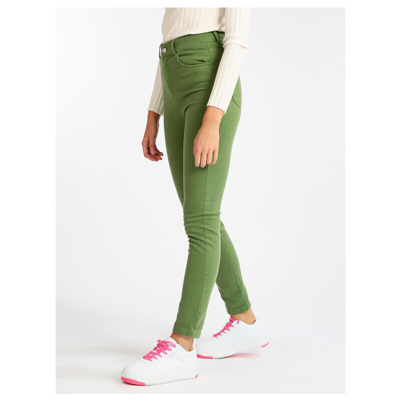 Reserva Jeans Donna Regular Fit Verde Taglia M