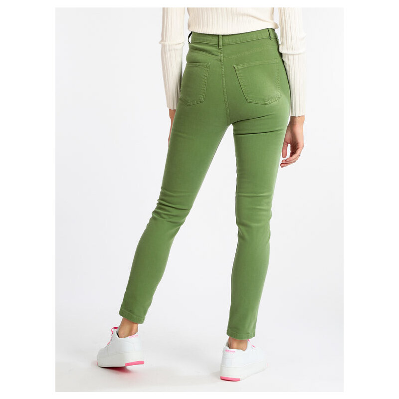 Reserva Jeans Donna Regular Fit Verde Taglia M