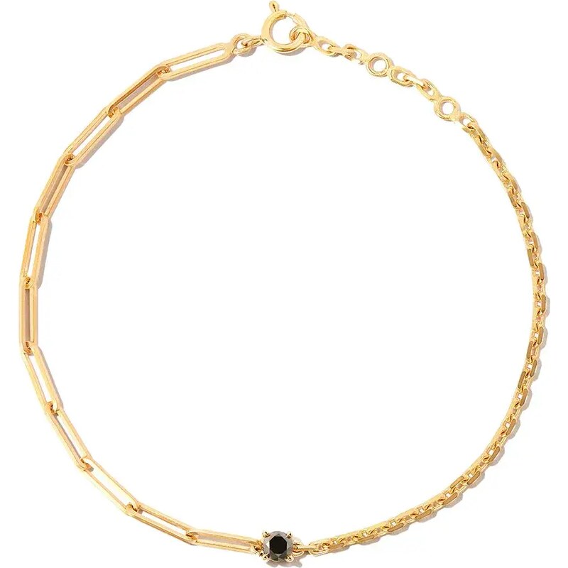 Carissima Gold - Bracciale da Donna in Oro Giallo, Bianco 9K (375), 18 cm