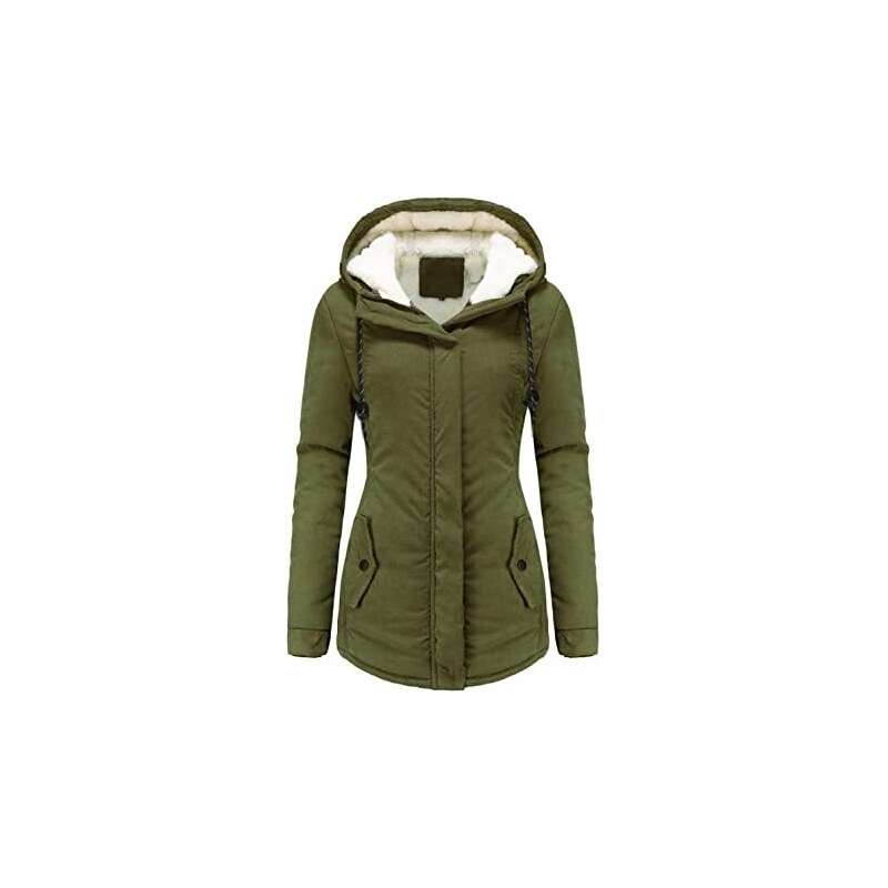 Cappotto Donna Invernale In Fleece Con Cappuccio: Morbido Peluche, Cardigan Oversize Con Tasche, Giacca Elegante E Casual
