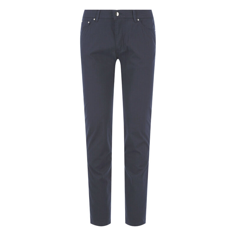 BUGATTI PANTALONI UOMO 5 TASCHE COTONE VERDE SALVIA TAGLIA 46