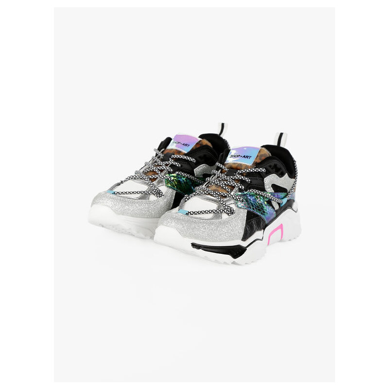 Shop Art Chunky Irina Sneakers Donna Multicolor Basse Multicolore Taglia 37