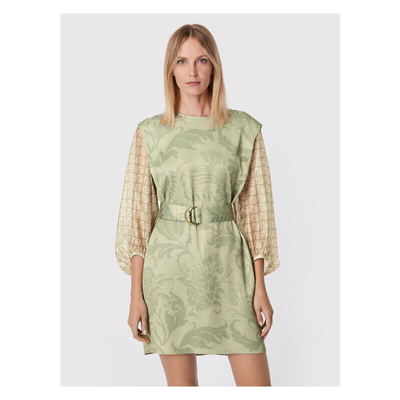 Abito Cocktail Trendyol In Tulle Drappeggiato Multicolore – Taglia 46 Donna – Modello Lungo Spalla 86cm - 3