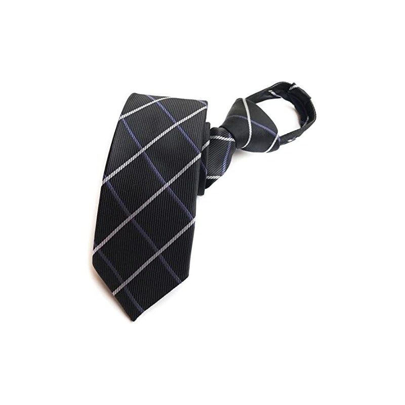 Cravatta Stretta Pre-legata Con Cerniera - Uomo Business E Casual