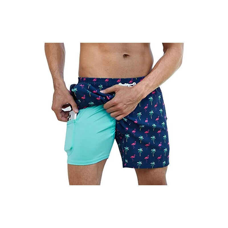 Costume Uomo Fodera Rete Costume Da Bagno Uomo 40° Compleanno - Pantaloncini Quick Dry Con
