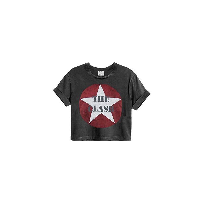 Amplified The Clash T-Shirt Herren - Vintage Musik Shirt Mit Star Logo