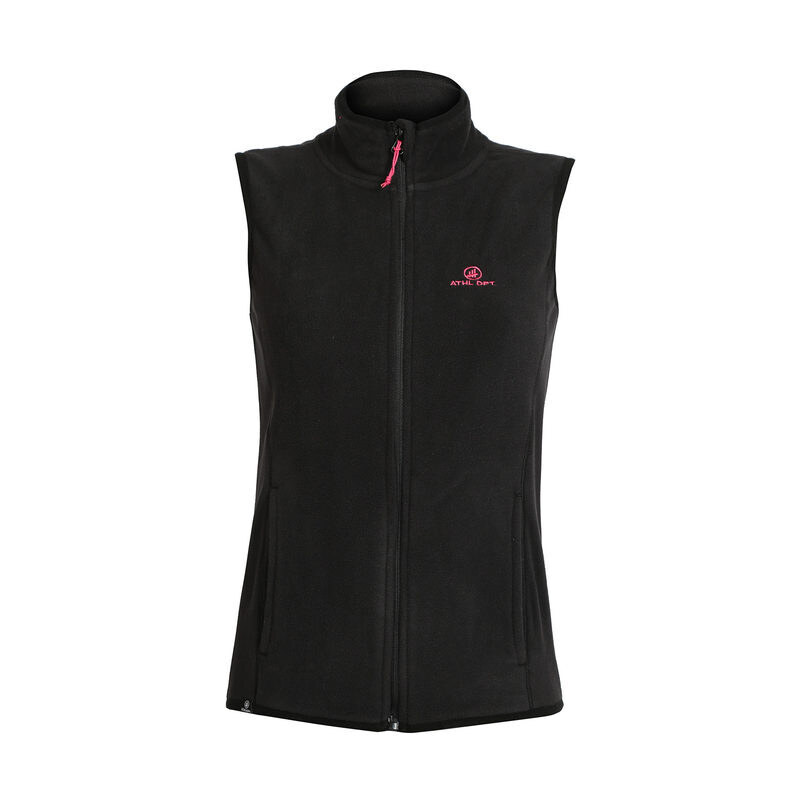 Athl Dpt Gilet Sportivo Donna In Pile Smanicato Nero Taglia M Athl Dpt Gilet Sportivo Donna In Pile Smanicato Nero Taglia M