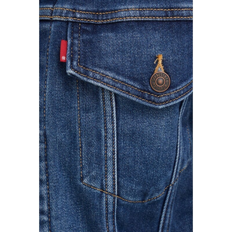 Levi's giacca jeans con aggiunta di cotone