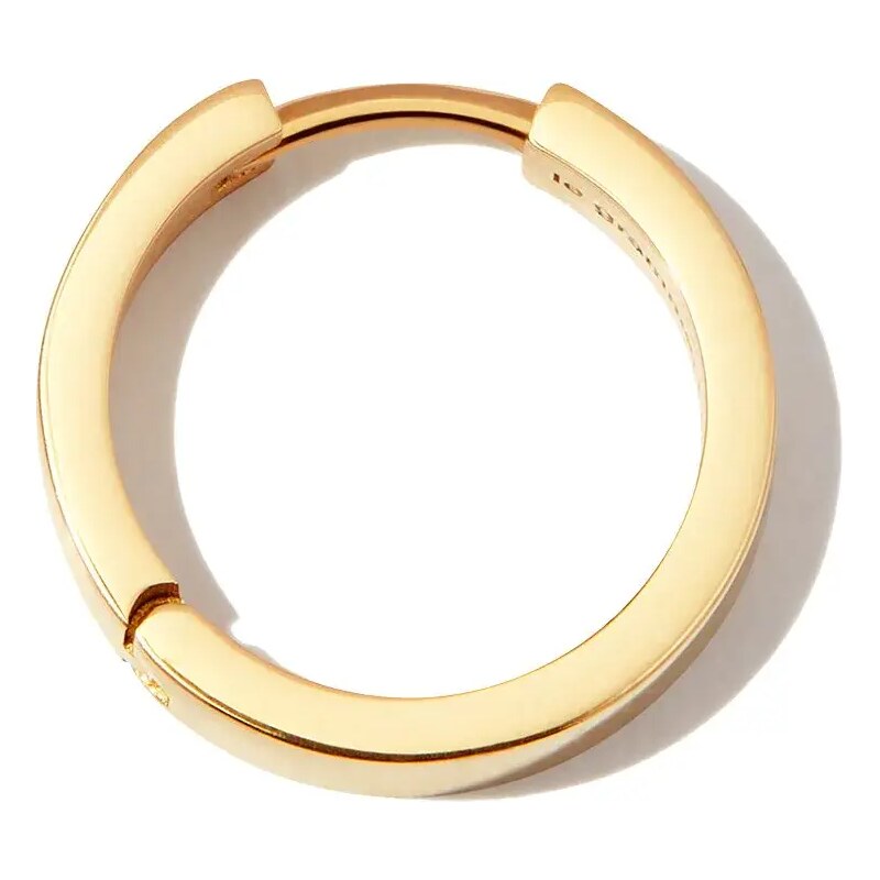 Orecchini Donna Tuscany Silver A Cerchio In Argento 925 Placcato Oro Giallo Con Smalto, 15 Mm