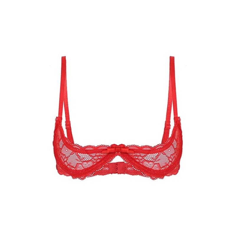 Freebily Reggiseno Aperto Sexy Donna Hot Balconcino Body Chest