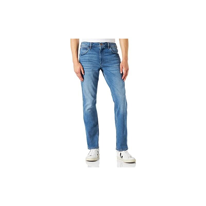 Wrangler Bootcut Jeans Uomo - Blu Broken Arrow, Taglia 33W/34L, Denim Stretch - 2