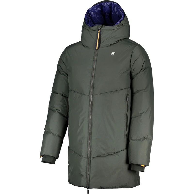 K Way Giubbotto Imbottito Lungo Uomo K-Way GIACCONE PILE Cappotto