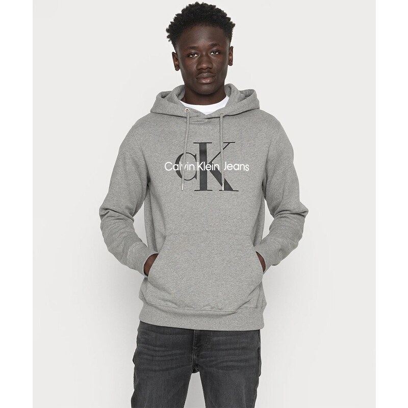 Calvin Klein Jeans Giacca di felpa bianco lana nero grigio