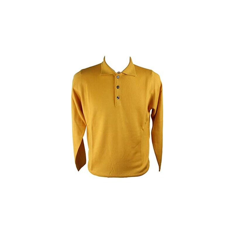 Cardigan Uomo In Lana Merinos 80% Profili Di Toscana | Made In Italy, Scollo V, 6 Bottoni, Taglie M-3XL, 5 Colori