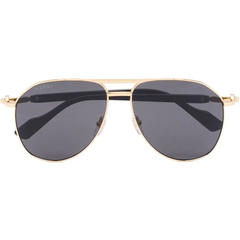 Carrera by PORSCHE DESIGN 5669 57 occhiali da sole vintage aviator pilota oro argento lenti arancioni - Italia