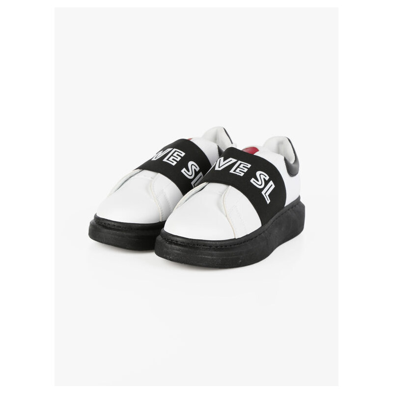 Saralòpez Sneakers Da Donna Con Platform Basse Bianco Taglia 39