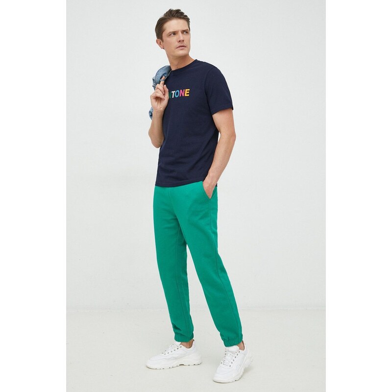United Colors of Benetton pantaloni da jogging in cotone uomo