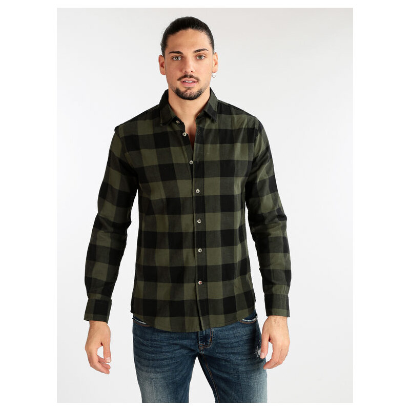 HANXIULIN Camicia da uomo Classics camicia in cotone camicia da lavoro