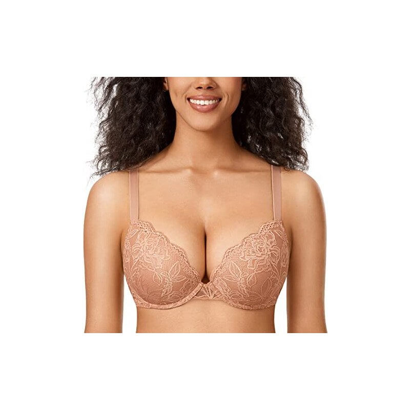 Dobreva Donna Reggiseno Balconcino Pizzo Senza Imbottitura Con Ferretto Push Up Bossanova 3d 112790867