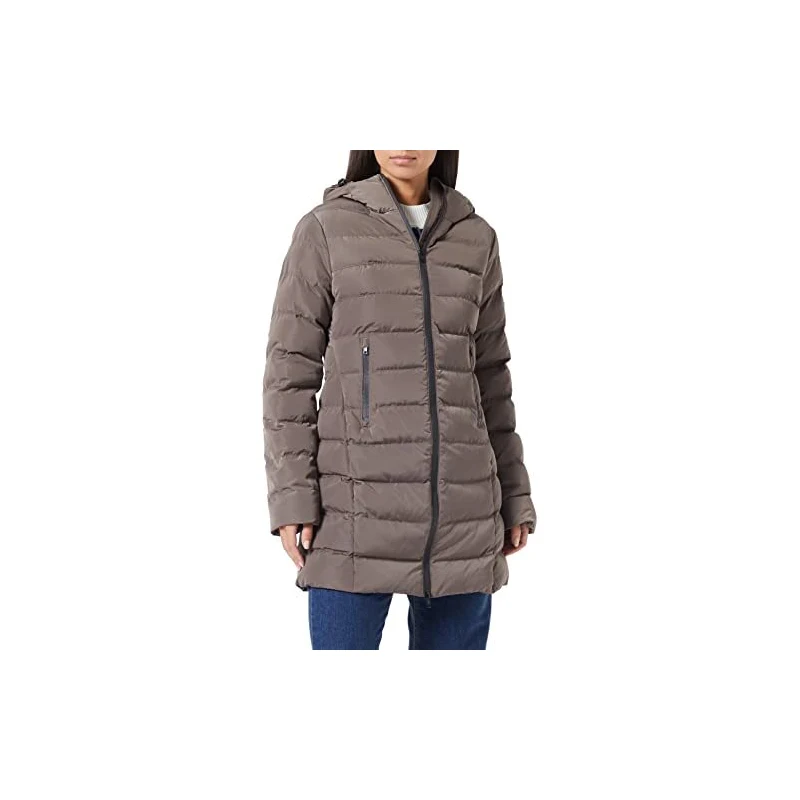 Giacca Riscaldata Donna Canadian Classics Simcoe Long - Imbottita, Con Cappuccio, Zip Impermeabile