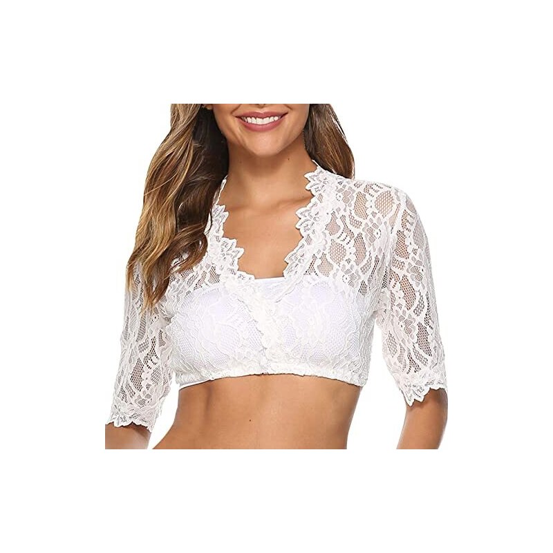 Camicia Da Ballo Latino Con Maniche In Pizzo - Elegante Per Tango E Flamenco