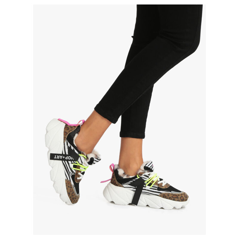 Sneakers donna con pelo hot sale