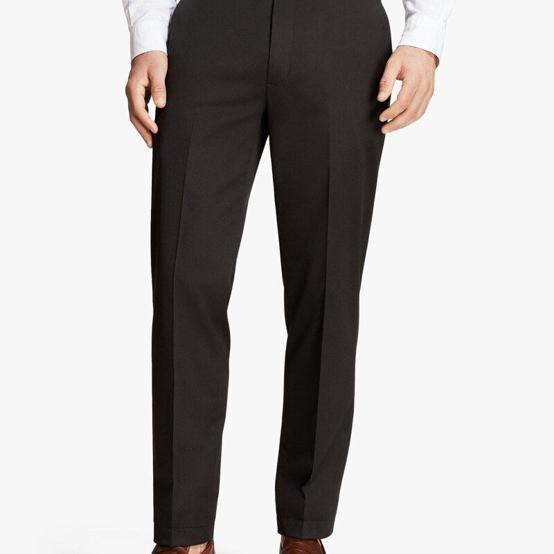 Brooks Brothers Pantalone elegante Milano slim fit in twill di cotone - male Pantaloni casual Nero 30