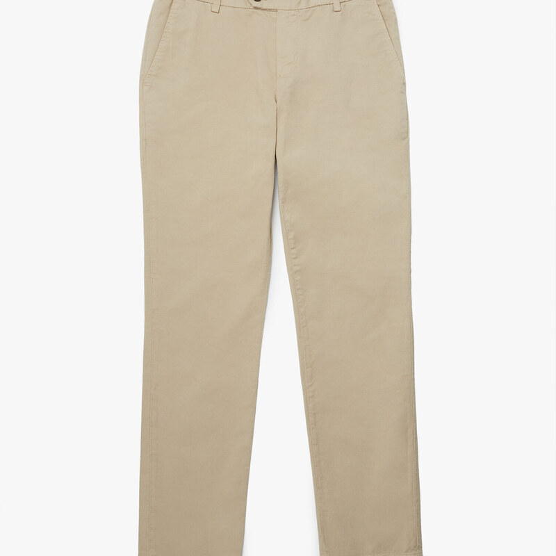 Brooks Brothers Pantalone chino in cotone elasticizzato - male Outlet Uomo Beige 31