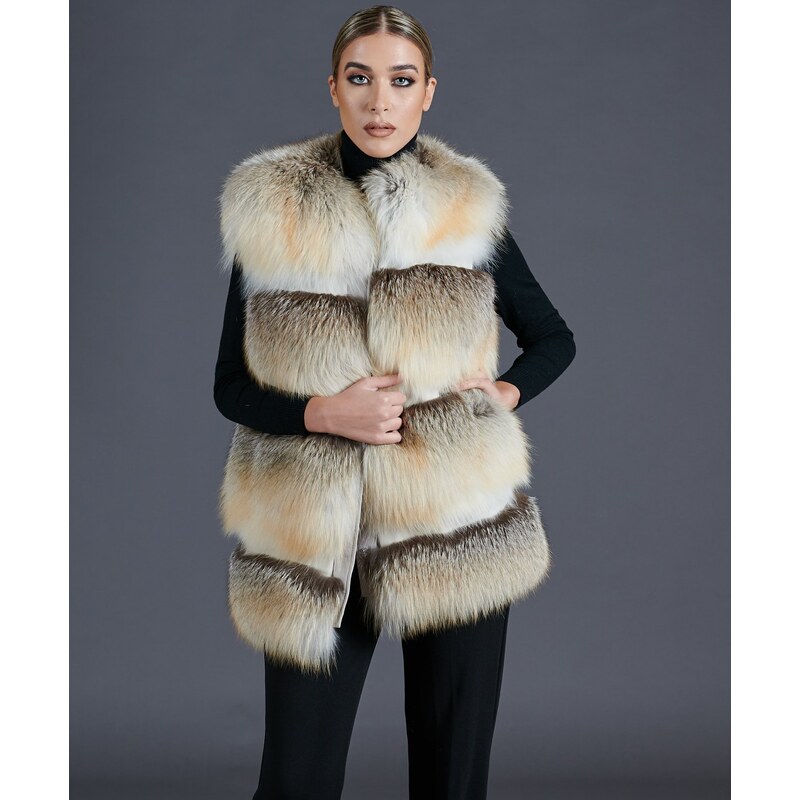 Pompon In Pelliccia Di Volpe Naturale - 2 Pezzi | Per Cappelli, Sciarpe, Borse | Fai Da Te E Decorazione - Foto 9