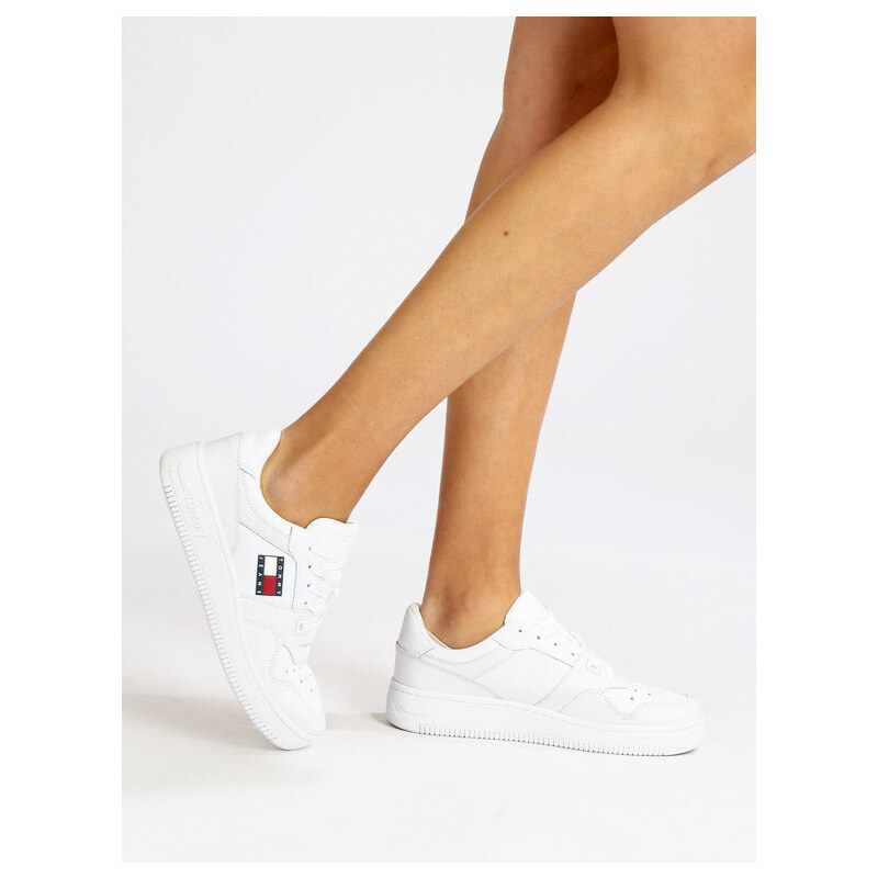 Tommy Hilfiger Retro Basket Wmn Sneakers In Pelle Donna Basse