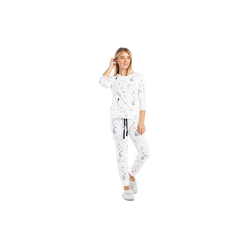 Pigiama FRIENDS Per Donna – Central Perk Café, Top E Pantaloni, Nero/bianco, Regalo Per Fan Della Serie TV