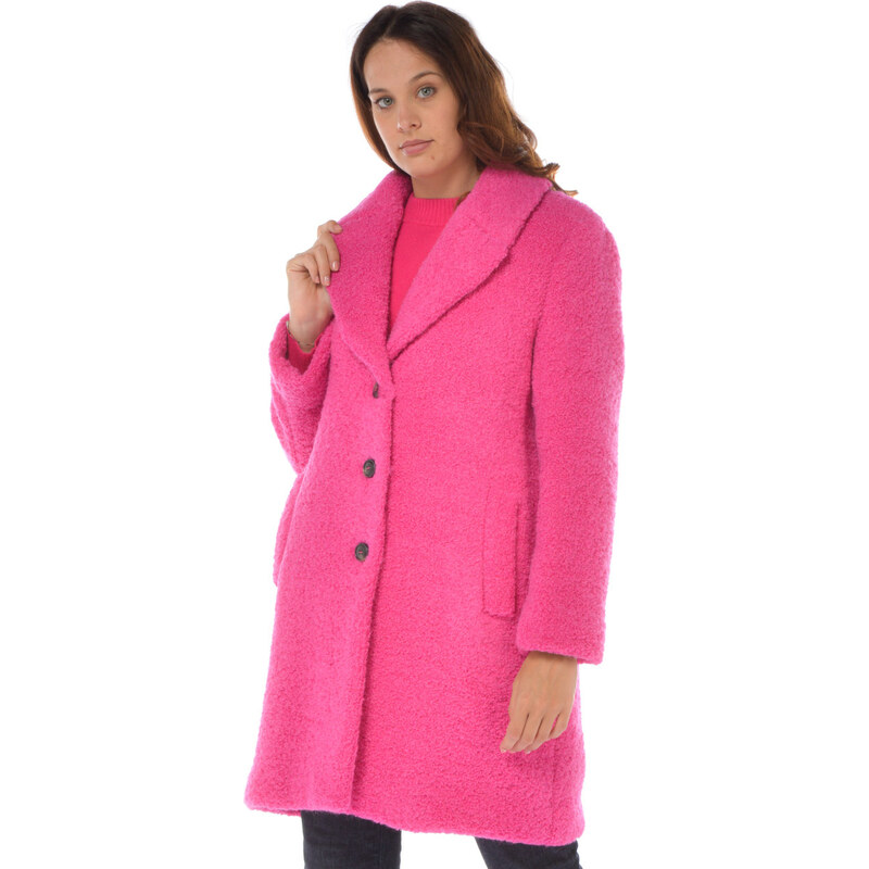 cappotto da donna Marella boucle in alpaca e lana