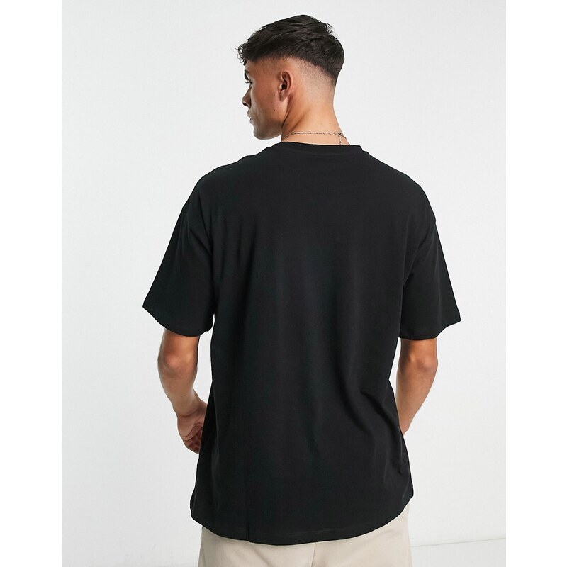 New Look - T-shirt oversize nera-Black