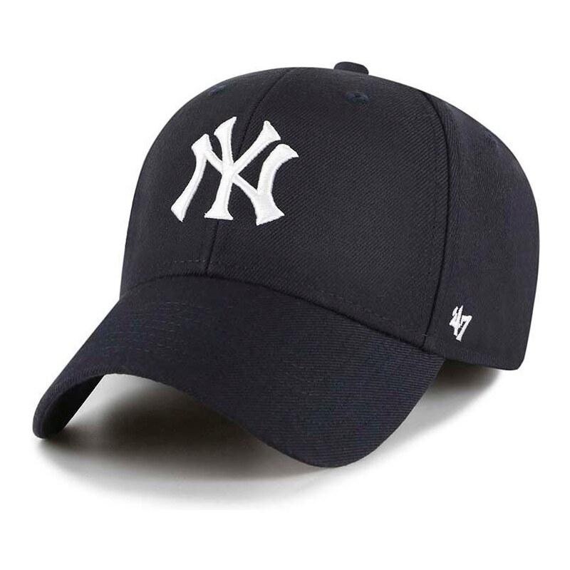 47brand cappello con visiera aggiunta di cotone MLB New York Yankees B-MVPSP17WBP-NYC