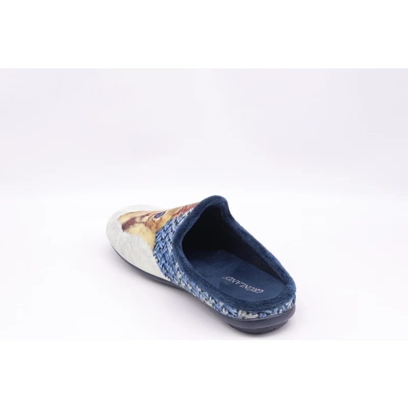 GRUNLAND Ciabatta in maglia con pois