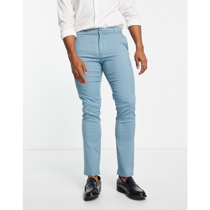 New Look - Pantaloni da abito skinny turchese-Blu