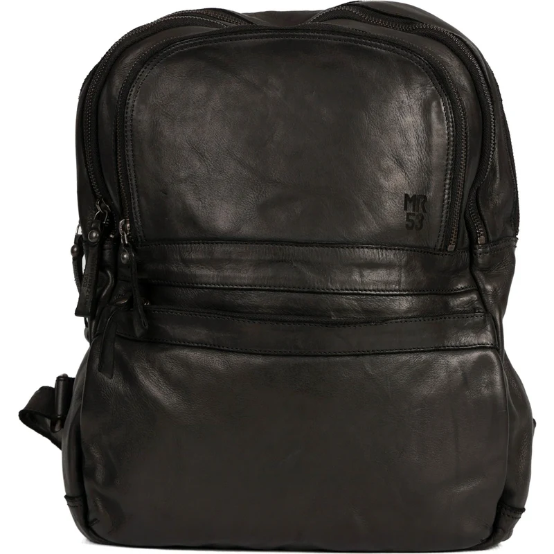 Mano Zaino Casual MPT10 - Nero, Nylon 600D, Scomparto Per Laptop Fino A 15 Pollici