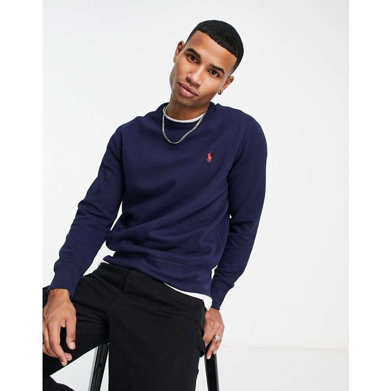 Felpa blu polo ralph on sale lauren