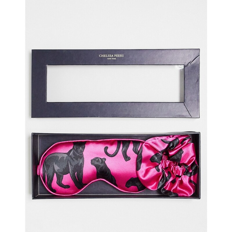 Mascherina Per Occhi In Seta 100% Con Fascia Regolabile E Custodia Inclusa – Morbida E Traspirante Per Dormire, Viaggi E Relax – Rosa - 2