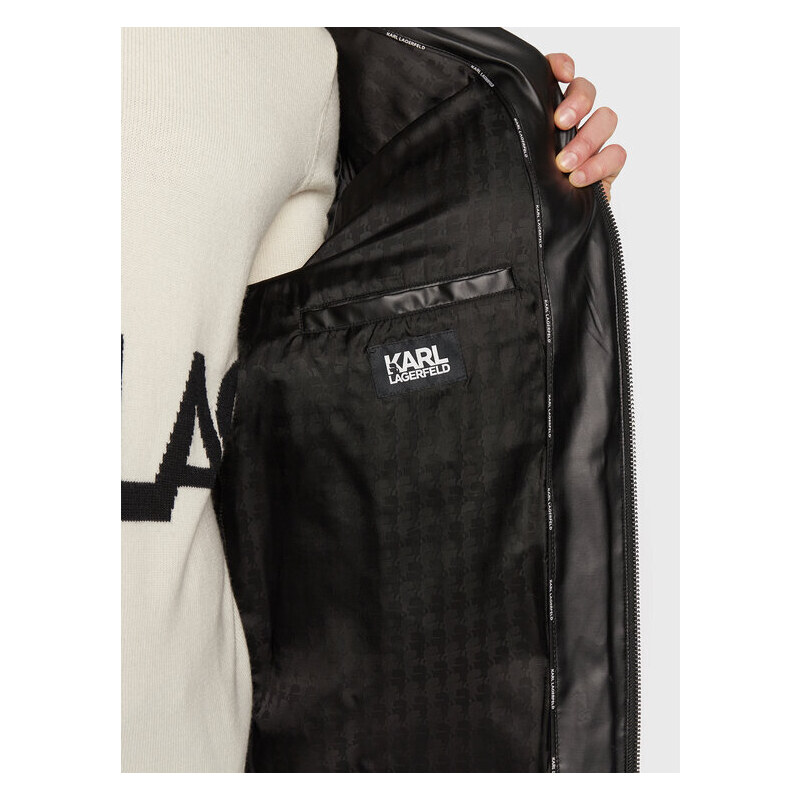 Giacca in similpelle KARL LAGERFELD