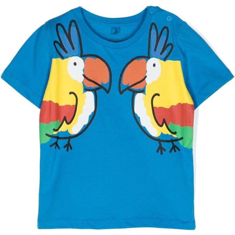 Stella McCartney Kids T-shirt con stampa grafica - Blu