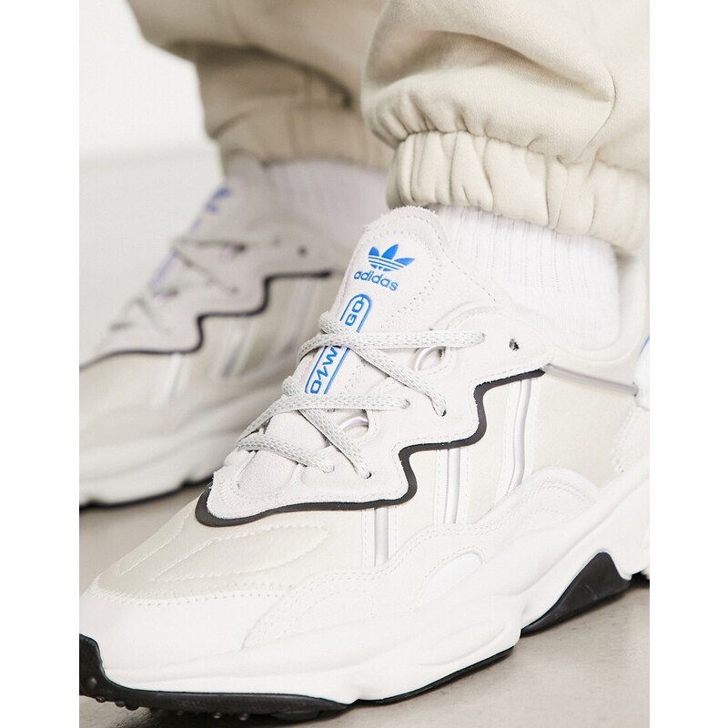 adidas Originals - Ozweego - Sneakers bianche e grigie-Bianco
