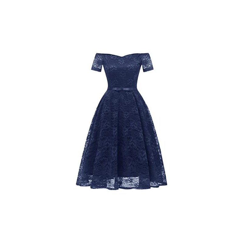 Abito Lungo Elegante In Chiffon Beyonddress Da Cerimonia E Ballo – Taglie Forti, Colore Blu Reale, Maniche Corte, Scollo A V, Su Misura