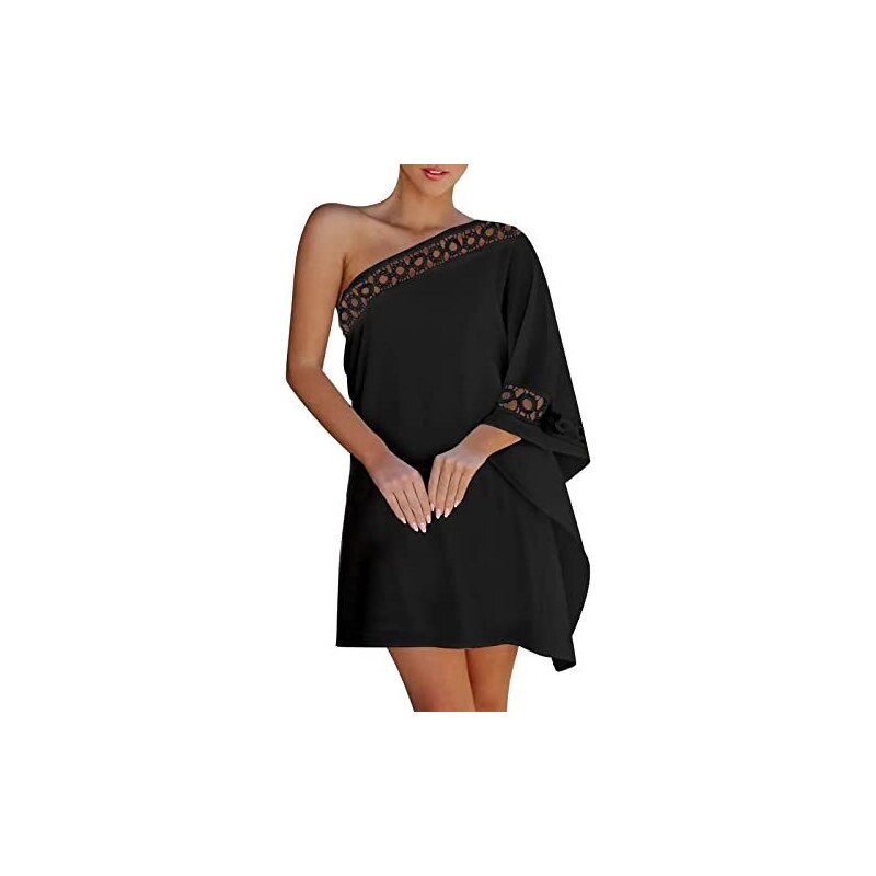Minetom Vestito Estivo Da Donna Abito Sciolto Manica Lunga Retro Lino Cotone Abiti Lunghi Donna Eleganti Camicetta Largo Casual Estivi Vestiti Donna Taglie Forti Club E Giallo 38 39427636