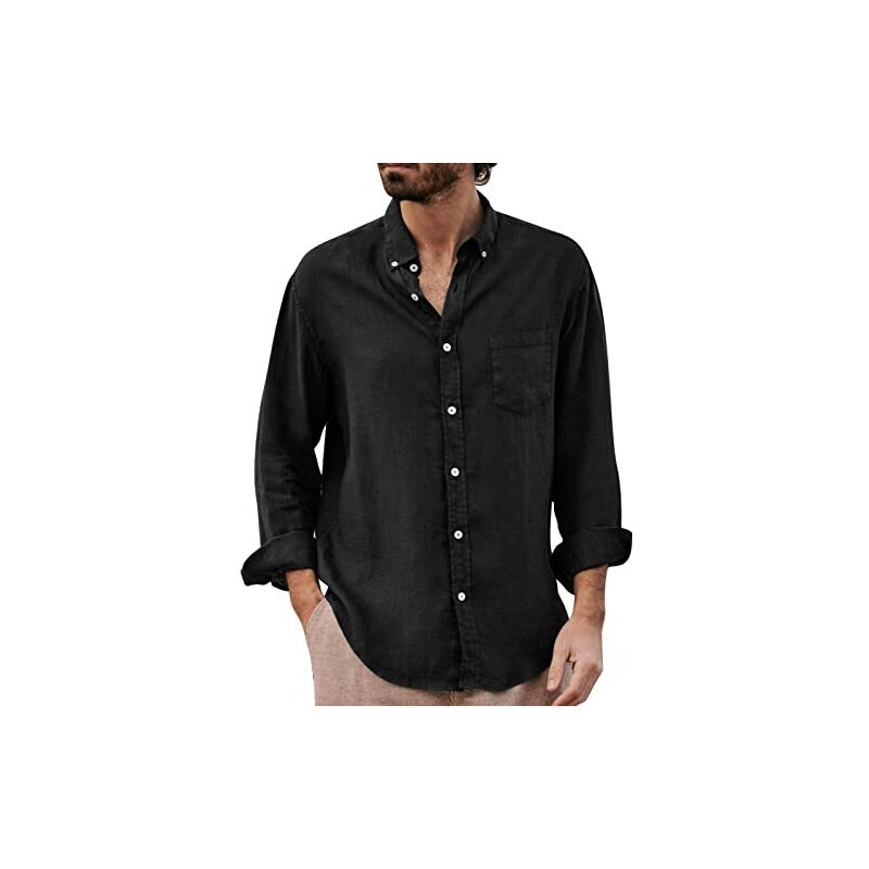 Maglione Uomo In Misto Cotone E Canapa – Verde, Manica Lunga, Collo A V, Chiusura Con Bottoni – Taglie M-3XL