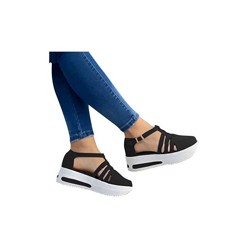 Sandali Donna Estivi Con Cinturino Elastico - Comodi, Leggeri, Punta Aperta - Vari Colori E Misure